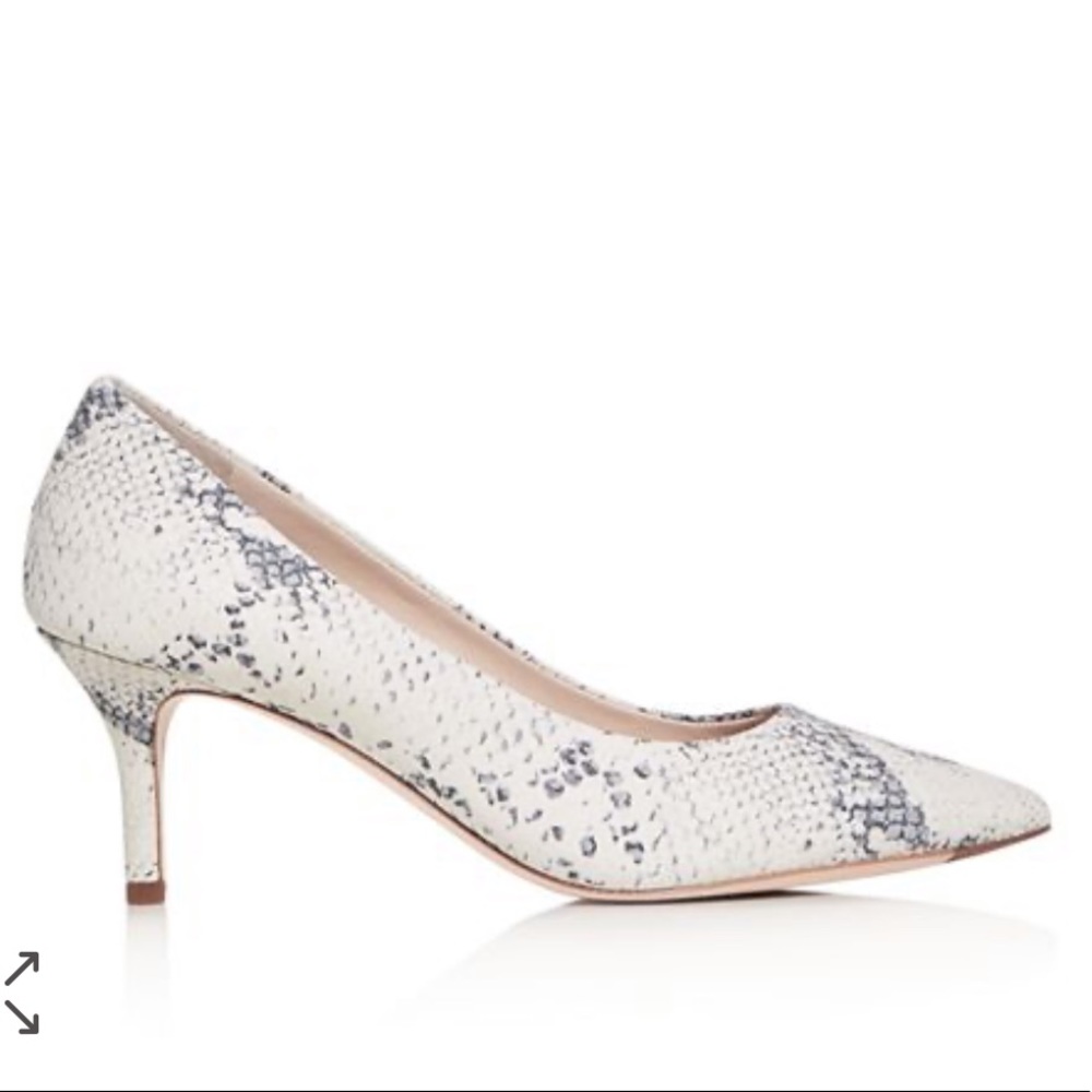 Cole Haan Vesta Snakeskin Embossed Pump / 6
